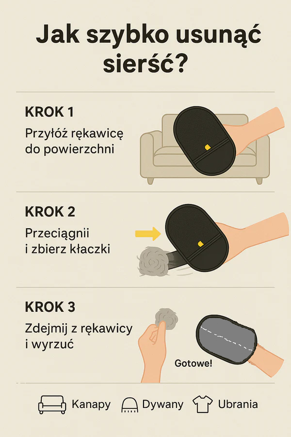 PupiLove™ - Rękawica FurOff 🐾✨